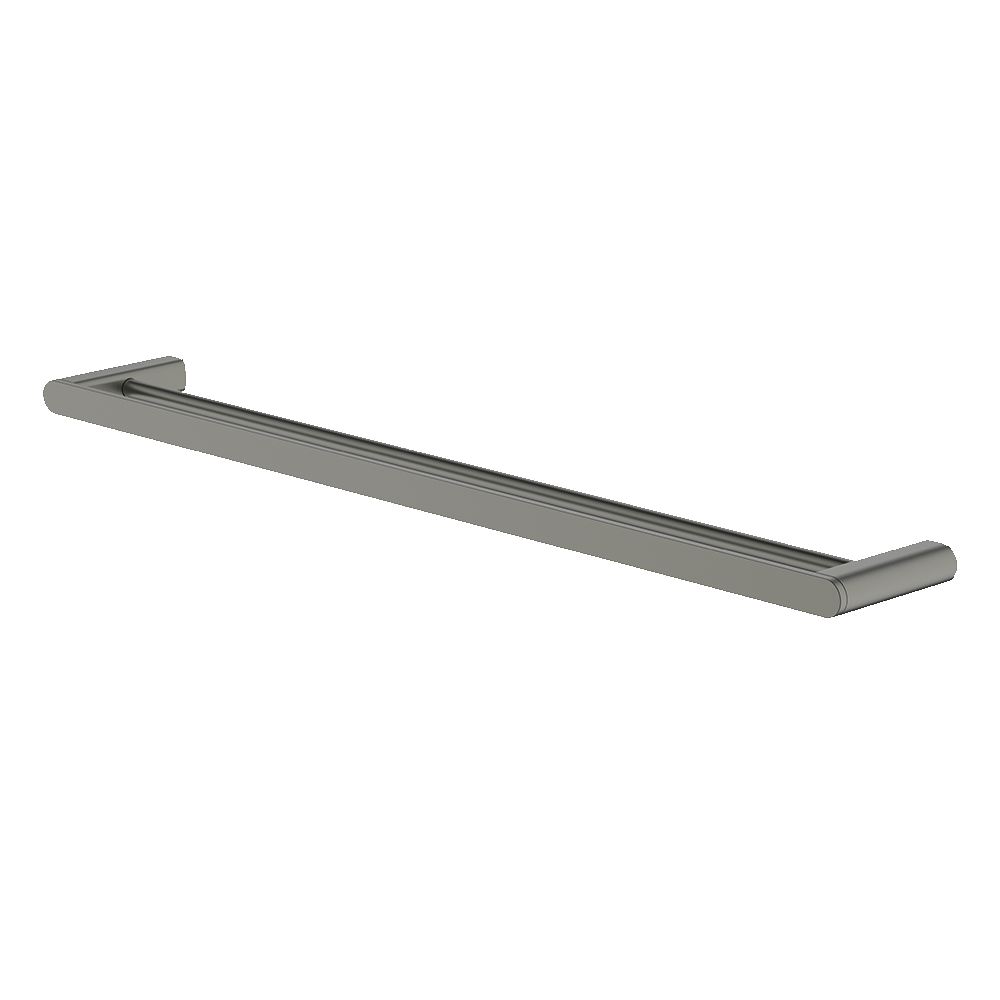 Abey Vela Double Towel Rail, 760mm, Gunmetal, VDTR-GM