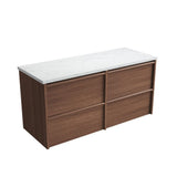 Aulic 1200mm VE1200WWN Venetta Framed Wall Hung Vanity Walnut