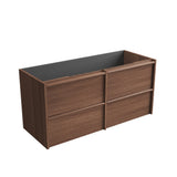 Aulic 1200mm VE1200WWN Venetta Framed Wall Hung Vanity Walnut