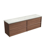 Aulic 1800mm VE1800WWN Venetta Framed Wall Hung Vanity Walnut