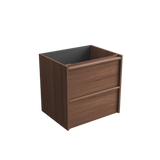 Aulic 600mm VE600WWN Venetta Framed Wall Hung Vanity Walnut