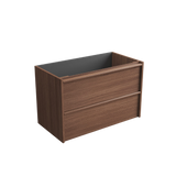 Aulic 900mm VE900WWN Venetta Framed Wall Hung Vanity Walnut