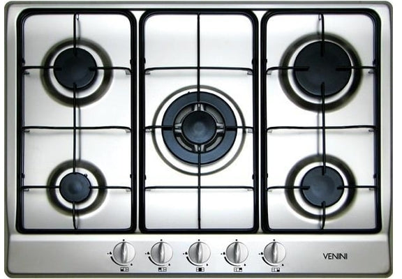 Venini VGH70 68cm Stainless Steel Gas Cooktop - Clearance Discount