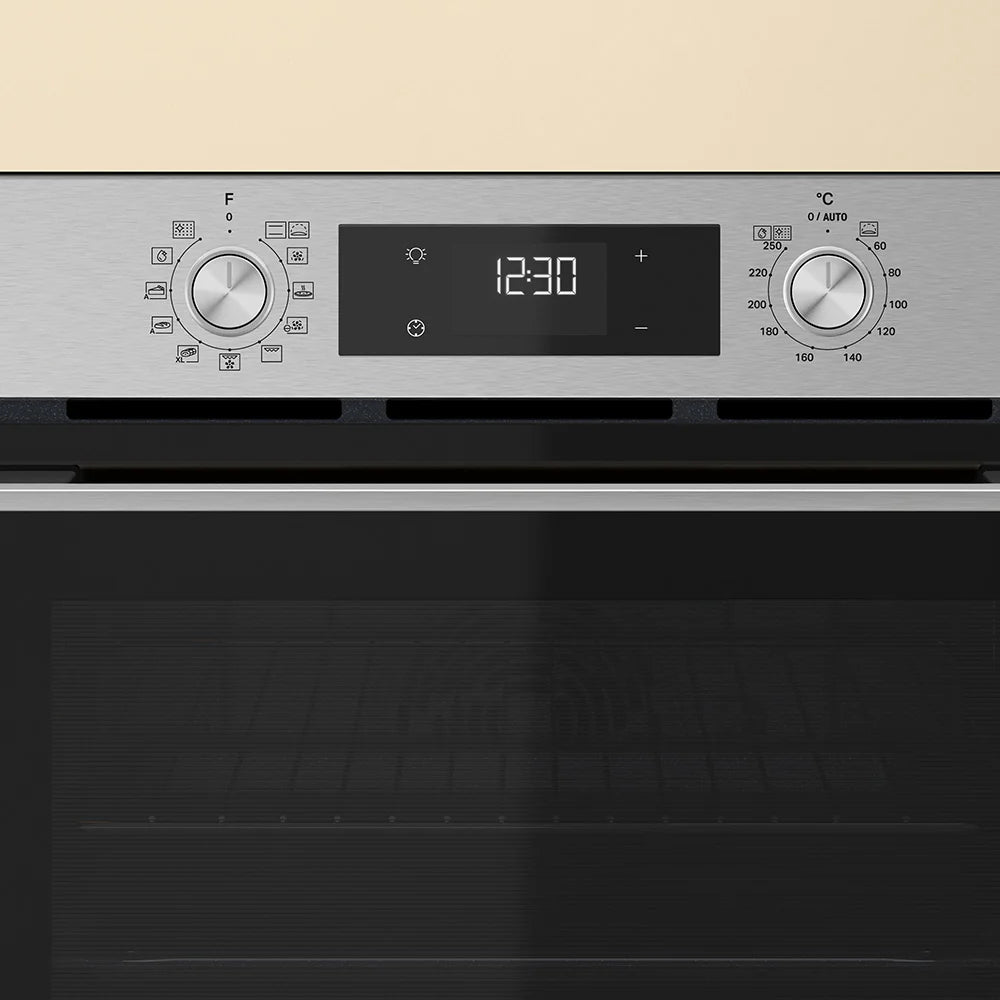 Whirlpool W4OMK58RU1XA 60cm Multi-Function Hybrid Hydrolytic/Pyrolytic Clean Oven in Stainless Steel