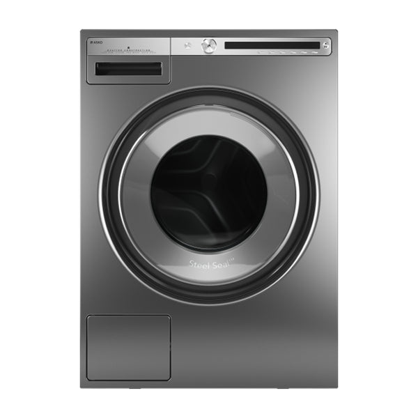 ASKO W4086PTAU 8kg Front Load Pro Wash Washing Machine, Titanium - New, Carton Damage Only