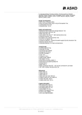 ASKO W4086PWAU 8kg Front Load Pro Wash Washing Machine, White - Factory Seconds