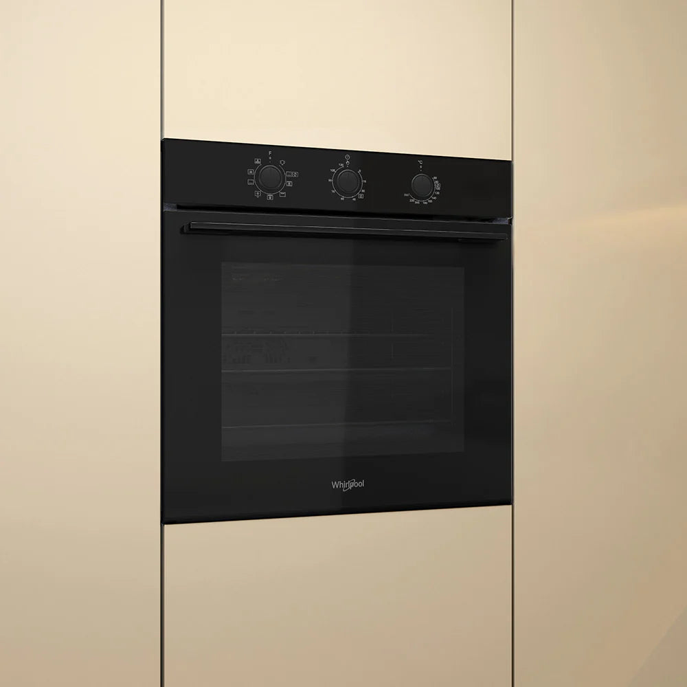 Whirlpool W4OMK38HU0BA 60cm Hydrolytic Multi-Function Oven in Black