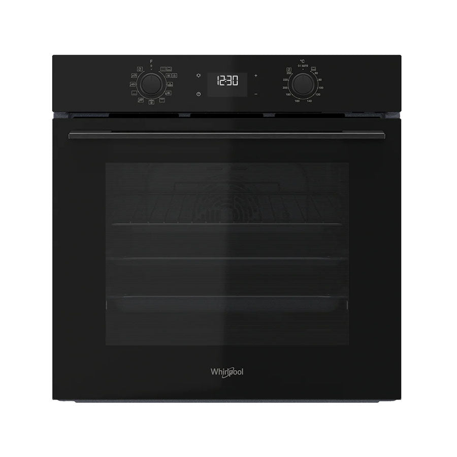 Whirlpool W4OMK581HU1BAUS 60cm Air Fry Multi-Function Smart Hydrolytic Clean Oven in Black