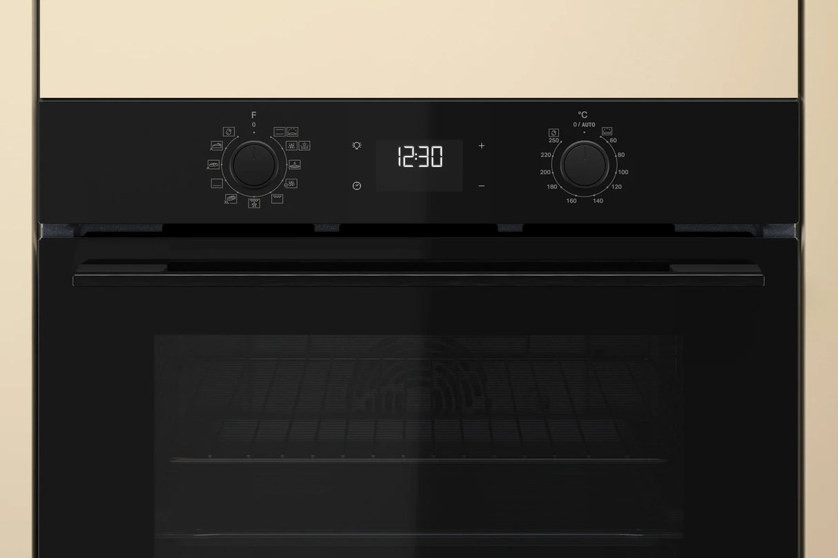 Whirlpool W4OMK581HU1BAUS 60cm Air Fry Multi-Function Smart Hydrolytic Clean Oven in Black