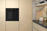 Whirlpool W4OMK581HU1BAUS 60cm Air Fry Multi-Function Smart Hydrolytic Clean Oven in Black