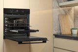 Whirlpool W4OMK581HU1BAUS 60cm Air Fry Multi-Function Smart Hydrolytic Clean Oven in Black