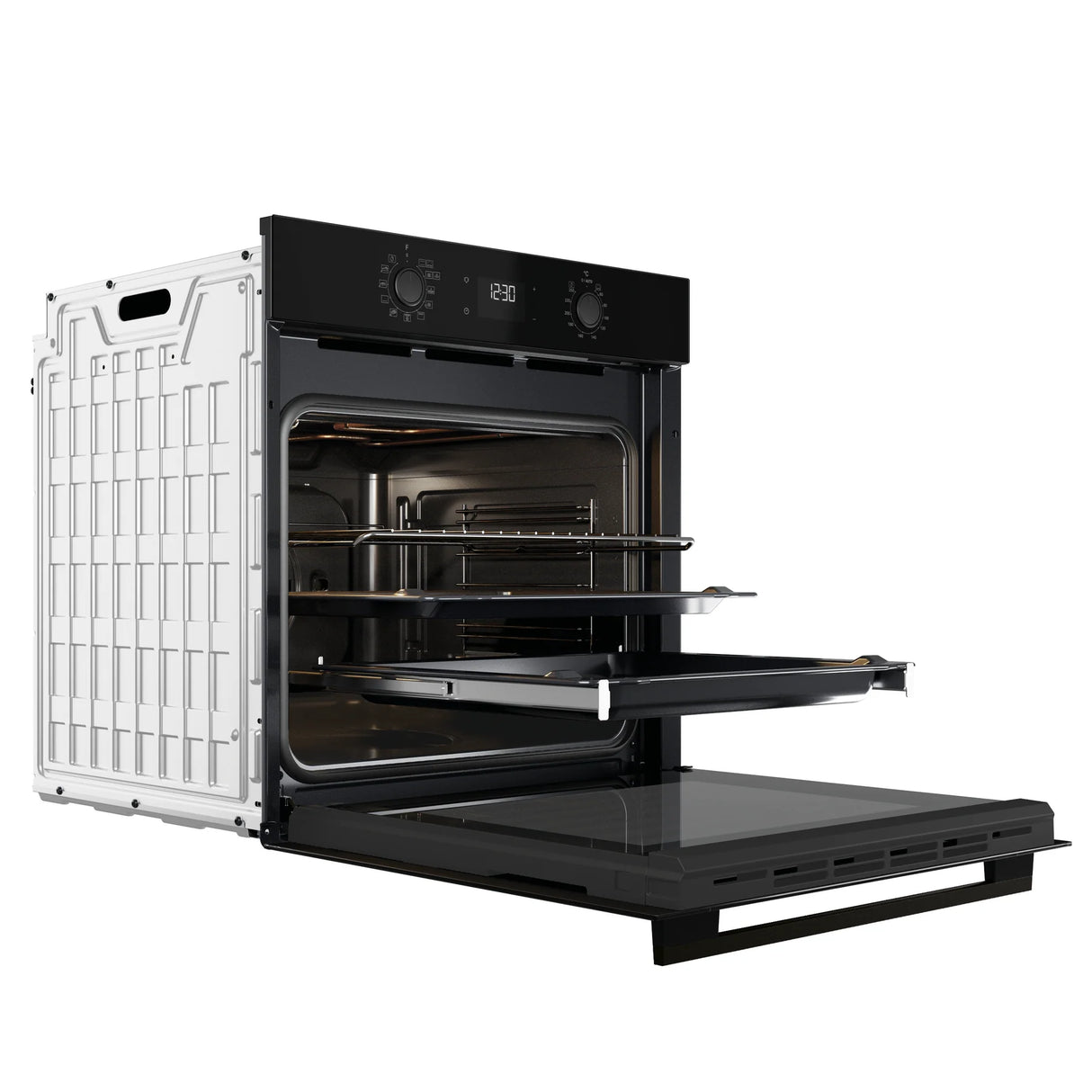 Whirlpool W4OMK581HU1BAUS 60cm Air Fry Multi-Function Smart Hydrolytic Clean Oven in Black