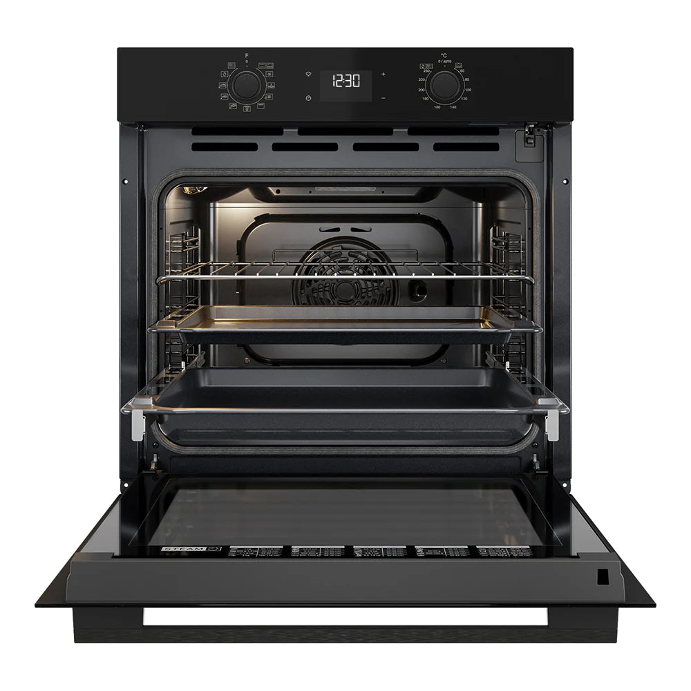 Whirlpool W4OMK58RU1BA 60cm Multi-Function Hybrid Hydrolytic/Pyrolytic Clean Oven in Black