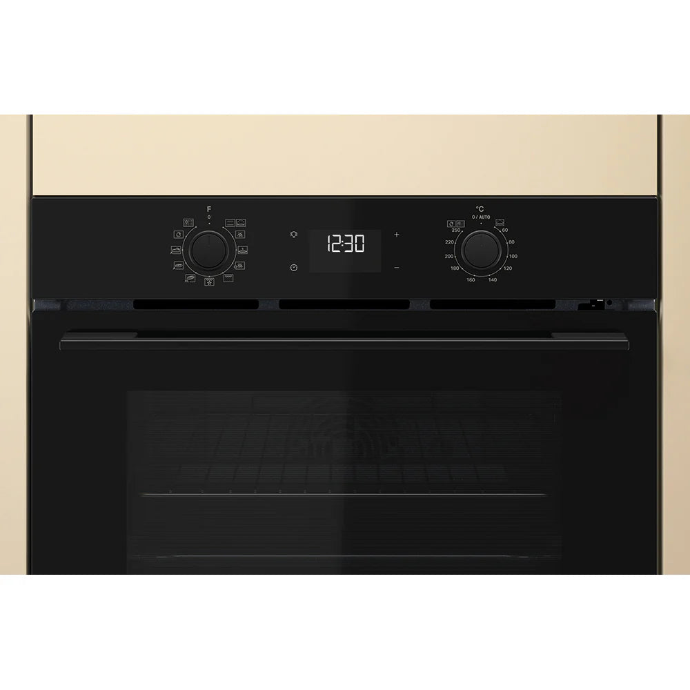 Whirlpool W4OMK58RU1BA 60cm Multi-Function Hybrid Hydrolytic/Pyrolytic Clean Oven in Black
