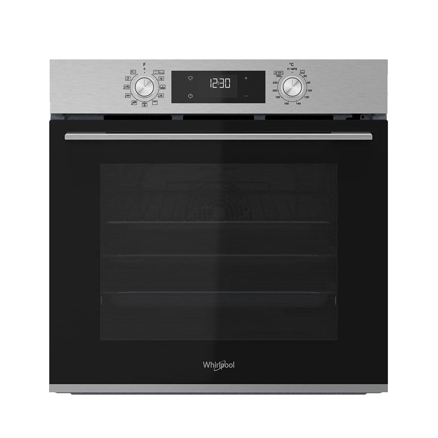 Whirlpool W4OMK58RU1XA 60cm Multi-Function Hybrid Hydrolytic/Pyrolytic Clean Oven in Stainless Steel
