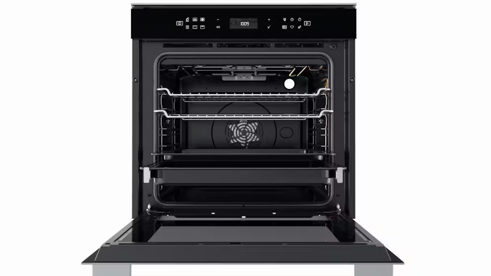 Whirlpool W7OM44S1PBLAUS 60cm Multi-Function Pyrolytic Electric Oven in Black