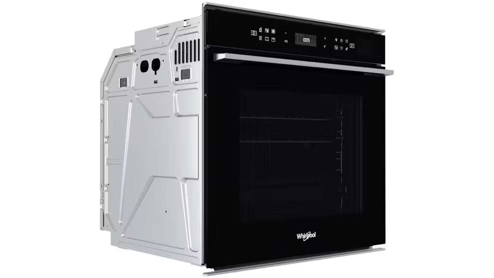 Whirlpool W7OSPBLAUS 60cm Multi-Function Pyrolytic Electric Oven in Black