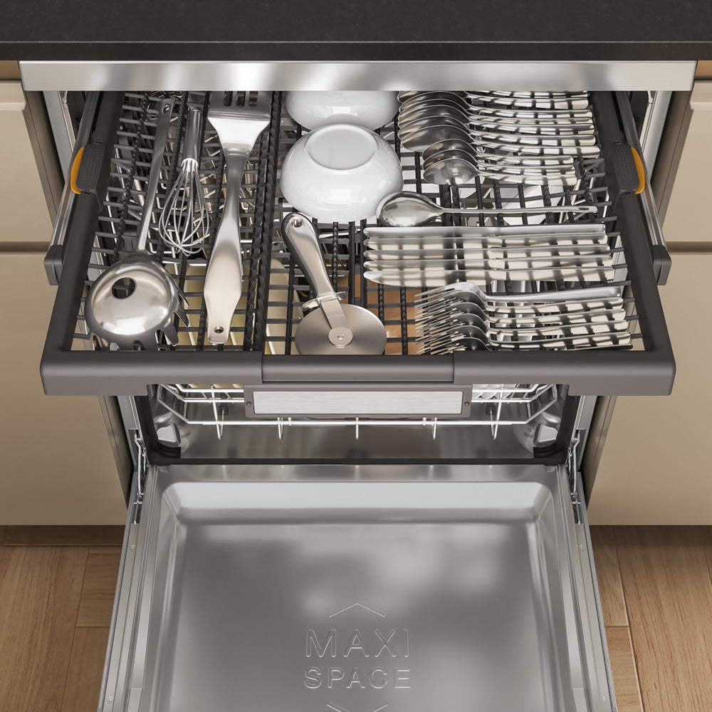 Whirlpool WDFS3L5PIXAU Power Clean Maxi-Tub 15 Place Setting Freestanding Dishwasher in Stainless Steel