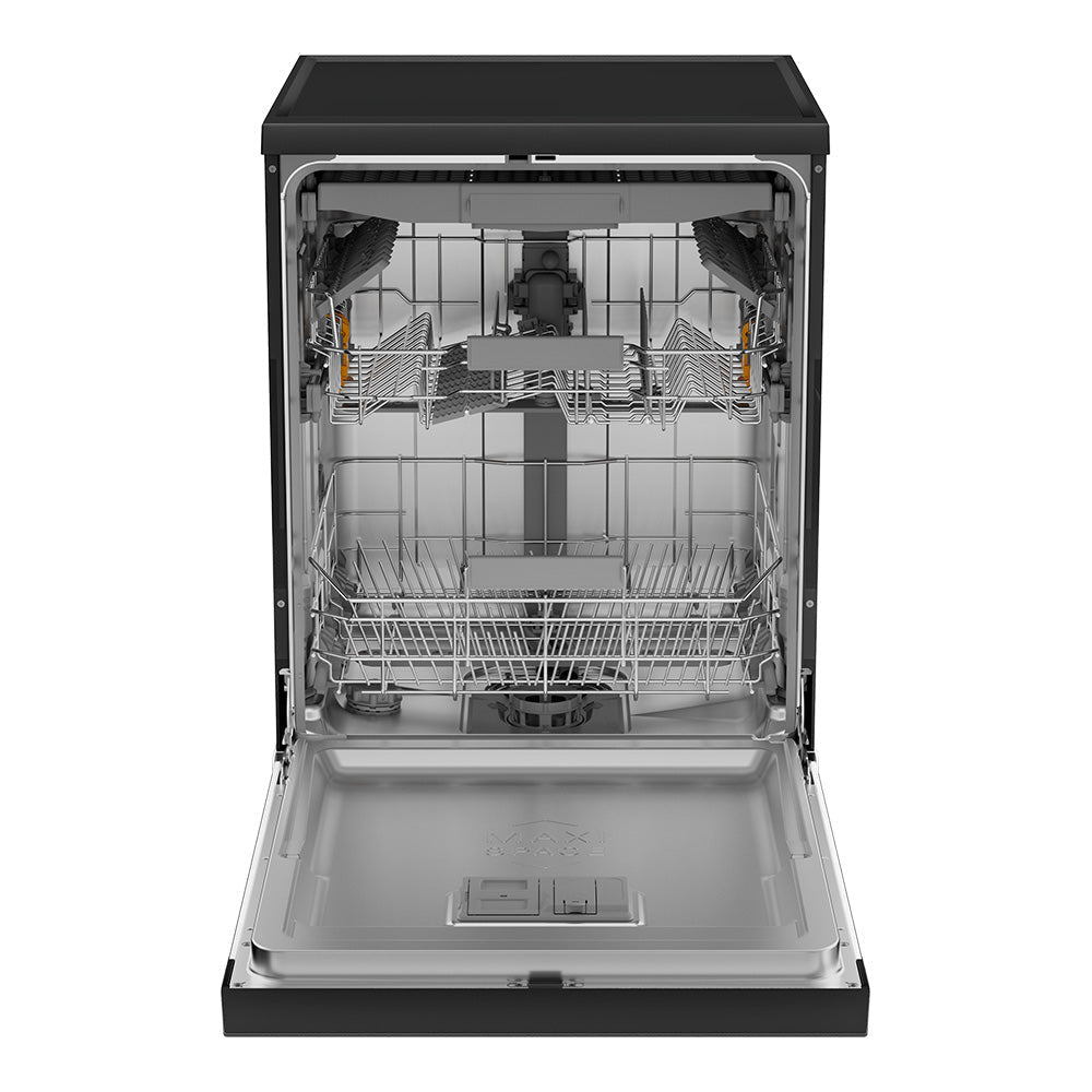 Whirlpool WDFS3R4NBSAU Maxi-Tub 14 Place Setting Freestanding Dishwasher in Black