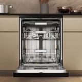 Whirlpool WDFS3R4NBSAU Maxi-Tub 14 Place Setting Freestanding Dishwasher in Black