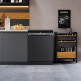 Whirlpool WDFS3R4NBSAU Maxi-Tub 14 Place Setting Freestanding Dishwasher in Black