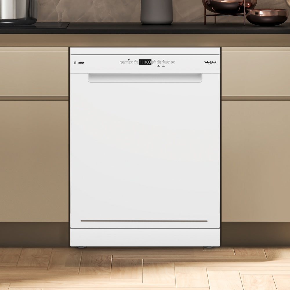 Whirlpool WDFS3R4NWEAU Maxi-Tub 14 Place Setting Freestanding Dishwasher in White