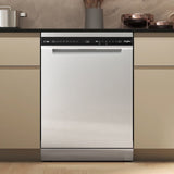 Whirlpool WDFS3R4NIXAU Power-Clean Maxi-Tub 14 Place Setting Freestanding Dishwasher in Stainless Steel