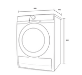 Westinghouse WDH804N7WA 8kg EasyCare 500 Series Heat Pump Dryer - Westinghouse Factory Seconds