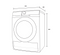 Westinghouse WDH804N7WA 8kg EasyCare 500 Series Heat Pump Dryer - Westinghouse Seconds Discount