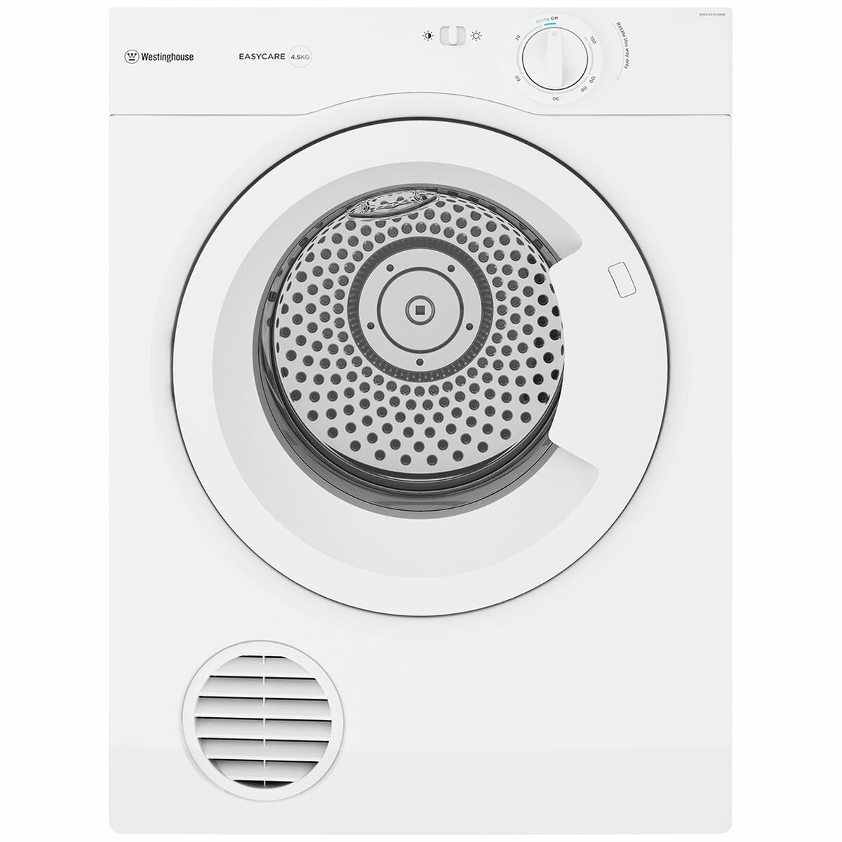 Westinghouse Wdv457H3Wb 4.5Kg Vented Clothes Dryer - Seconds Stock Standard Dryers
