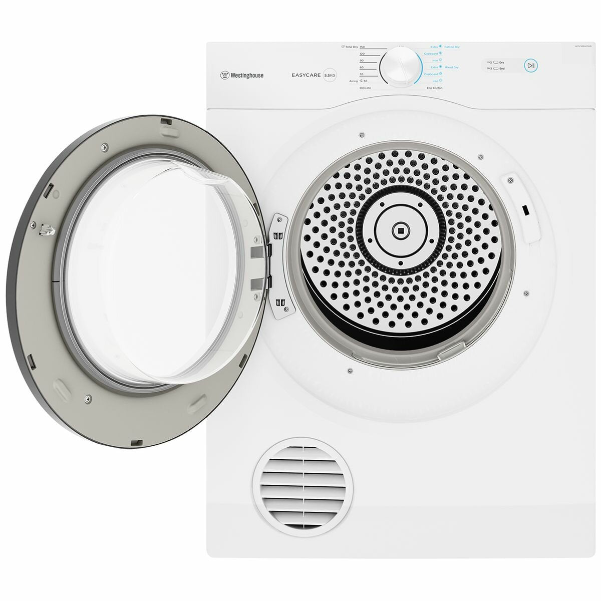 Westinghouse Wdv556N3Wb 5.5Kg Vented Clothes Dryer - Seconds Stock Standard Dryers