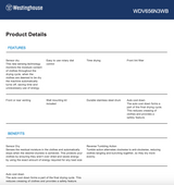 Westinghouse WDV656N3WB 6.5kg Vented Clothes Dryer - Westinghouse Factory Seconds