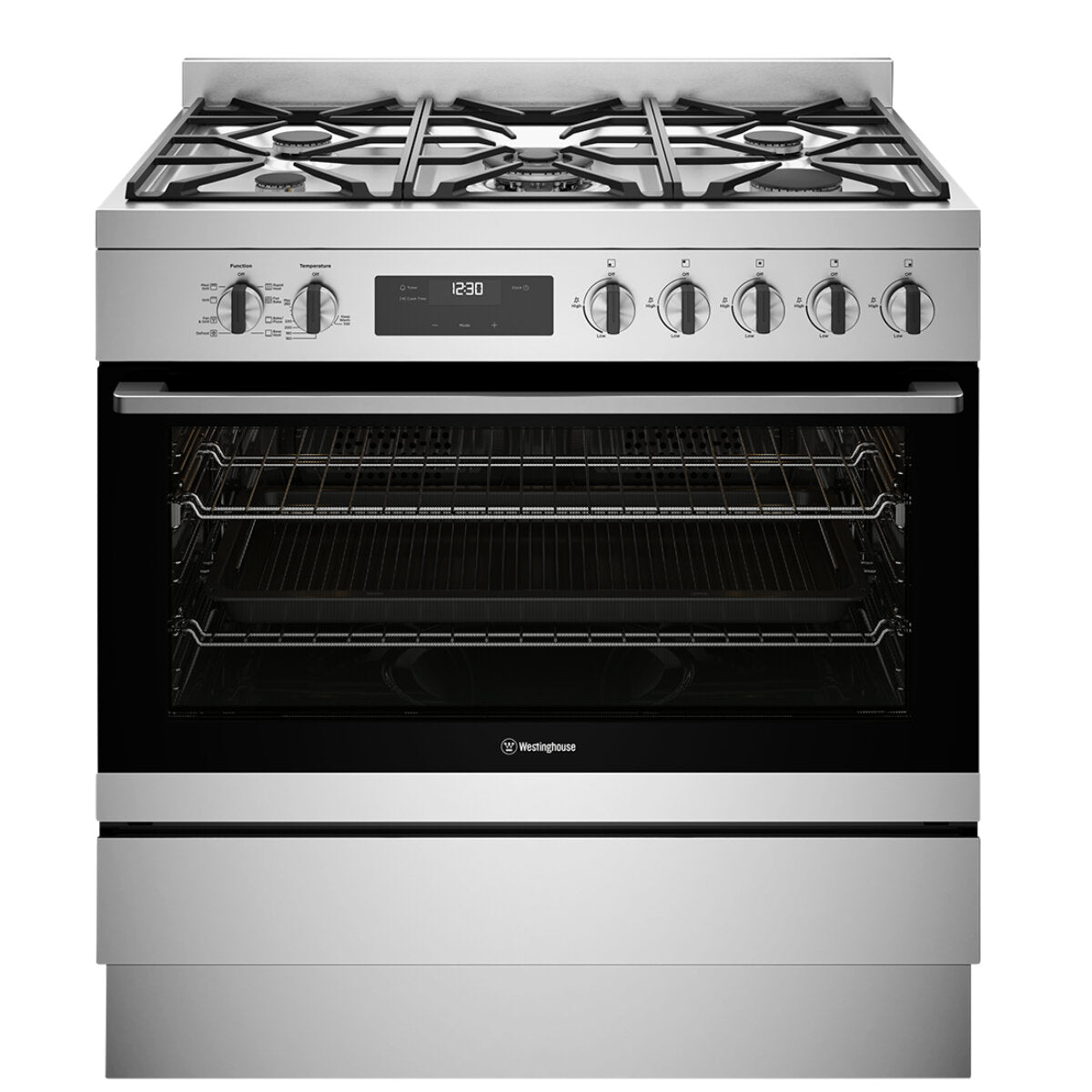 Westinghouse WFE9515SD 90cm Freestanding Dual Fuel Oven/Stove - Westinghouse Factory Seconds