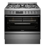 Westinghouse WFE9516DD 90cm Dual Fuel Dark Stainless Steel Freestanding Cooker with AirFry - Westinghouse Seconds Discount