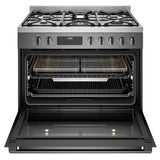 Westinghouse WFE9516DD 90cm Dual Fuel Dark Stainless Steel Freestanding Cooker with AirFry - Westinghouse Seconds Discount