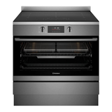 Westinghouse WFE9756DD 90cm Electric Freestanding Oven with Induction Cooktop, Dark Stainless Steel - Factory Seconds