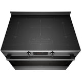 Westinghouse 90cm Induction Pyrolytic Freestanding Cooker with SteamBake Dark Stainless Steel WFEP9757DD - Westinghouse Seconds Discount