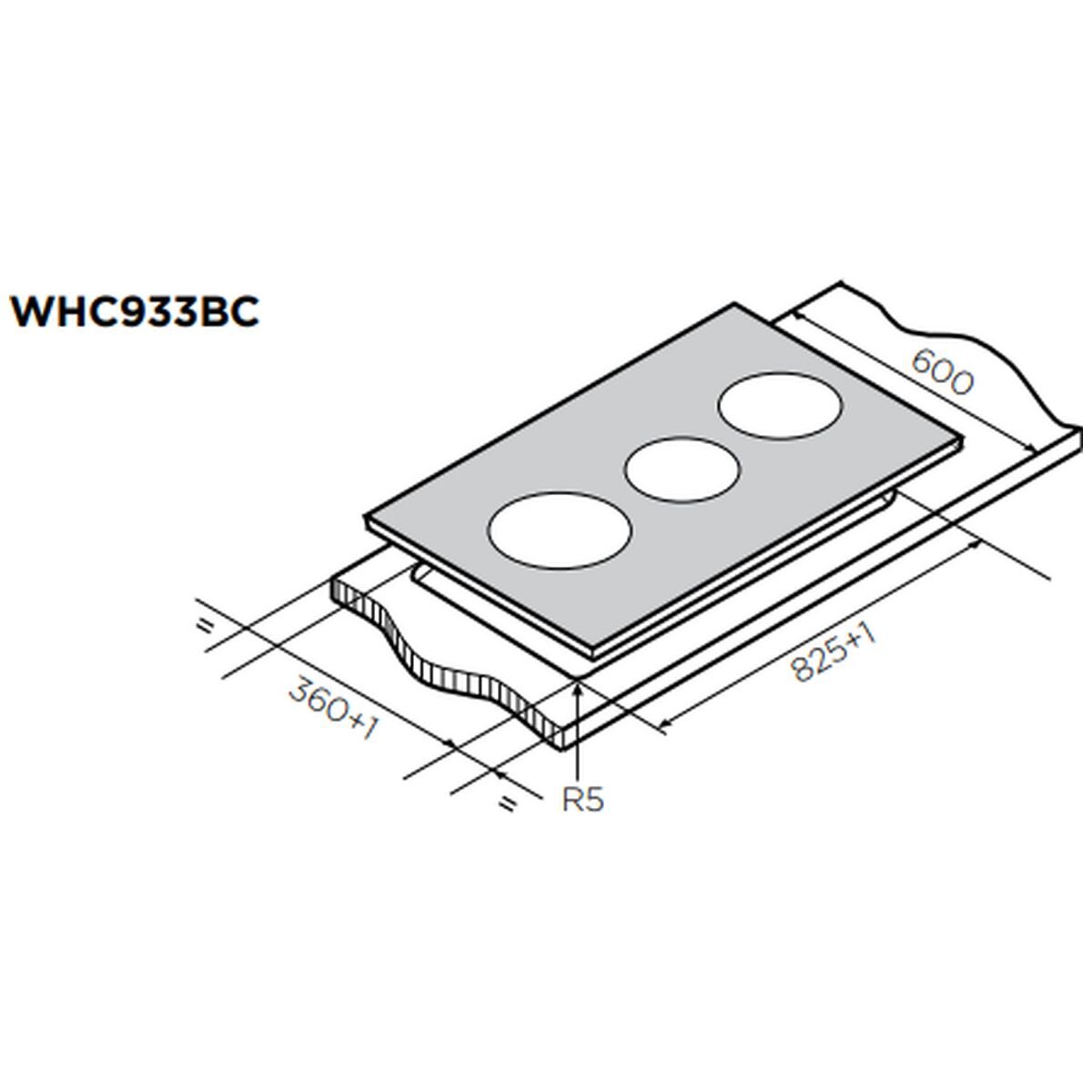 Westinghouse WHC933BD 90cm Ceramic Cooktop - Westinghouse Seconds and Clearance Discount