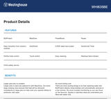 Westinghouse WHI635BE 60cm Induction Cooktop - Westinghouse Factory Seconds