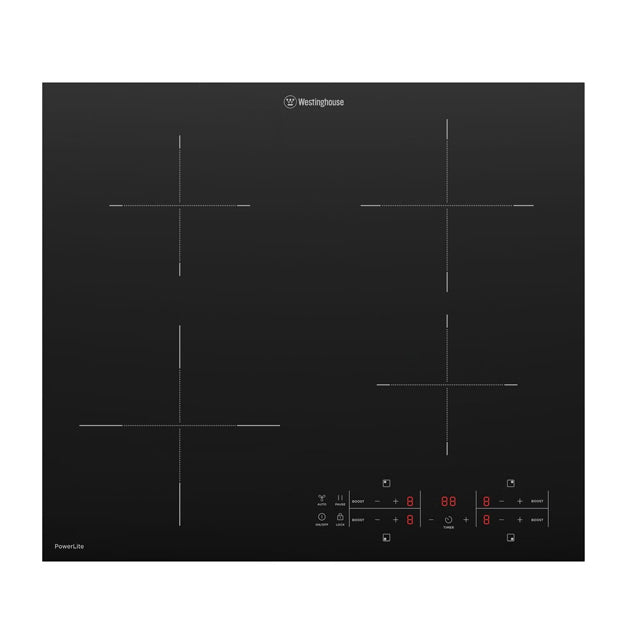 Westinghouse WHI642BE 60cm Powerlite 4 Zone Induction Cooktop - Westinghouse Factory Seconds (Copy)