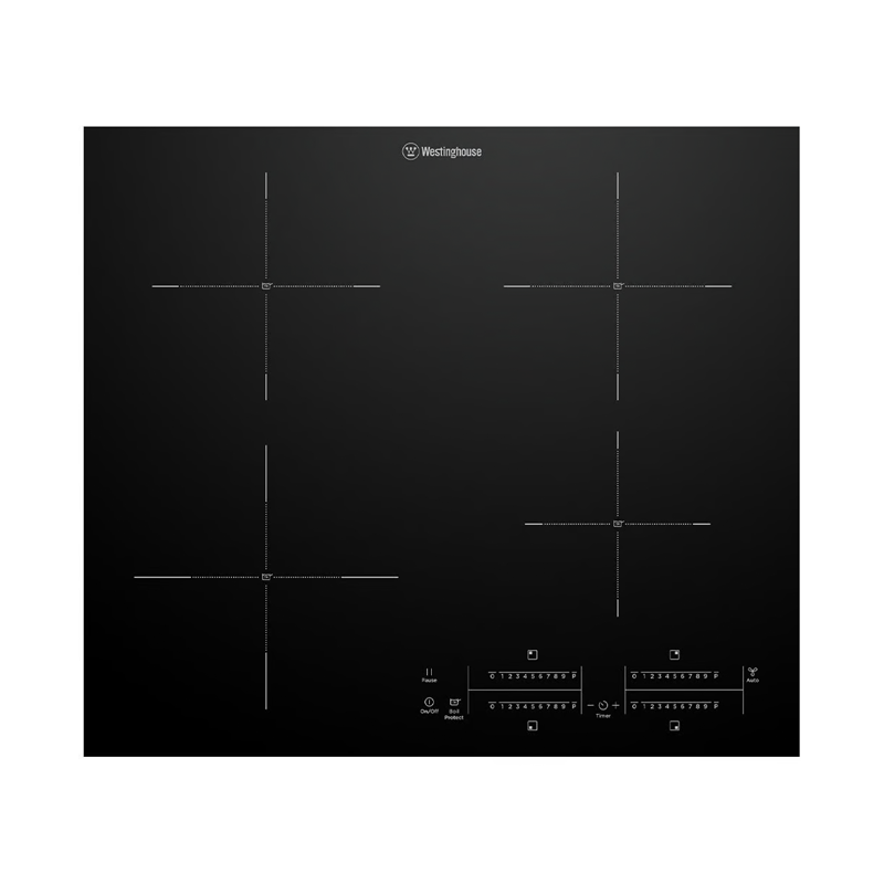 Westinghouse WHI643BE 60cm Black Induction Cooktop - New in Box Clearance and Seconds Discount