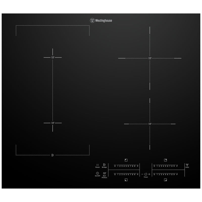 Westinghouse WHI645BE 60cm FlexZone Induction Cooktop - Westinghouse Clearance Display Stock