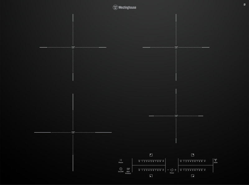 Westinghouse WHI743BD 70cm Induction Cooktop - Westinghouse Clearance and Seconds Stock