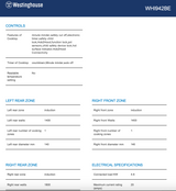 Westinghouse WHI942BE 90cm Induction Cooktop - Carton Damage Discount