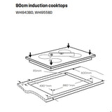Westinghouse WHI955BD 90cm Induction Cooktop - Westinghouse Factory Seconds