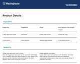 Westinghouse WHI955BD 90cm Induction Cooktop - Westinghouse Factory Seconds