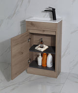 Aulic Revit 450mm Floorstanding Vanity With Ceramic Top CA20-465-CT26 Vanity Units