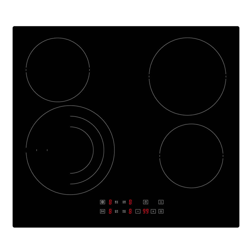 Whirlpool WRT6340AUS 60cm 4 Zone Ceramic Cooktop with Triple Zone