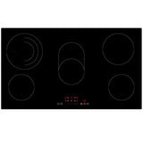Whirlpool WRT9350AU 90cm 5 Zone Ceramic Cooktop with Oval Zone