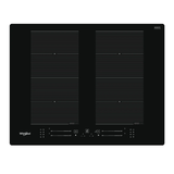 Whirlpool WS8865NEP 65cm 4 Zone 6th Sense Induction Cooktop with Flexi Zones